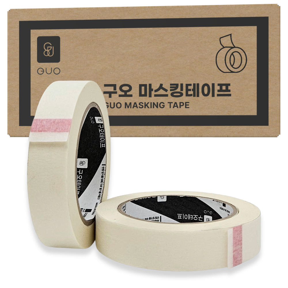 종이 마스킹 테이프 도색 도장 24mm x 40m 이미지 3