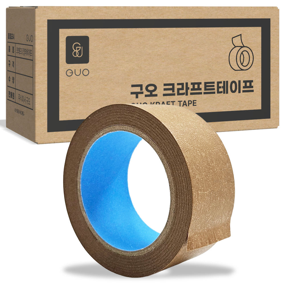 크라프트테이프 종이박스테이프 찢어쓰는 테이프 40m 1개입